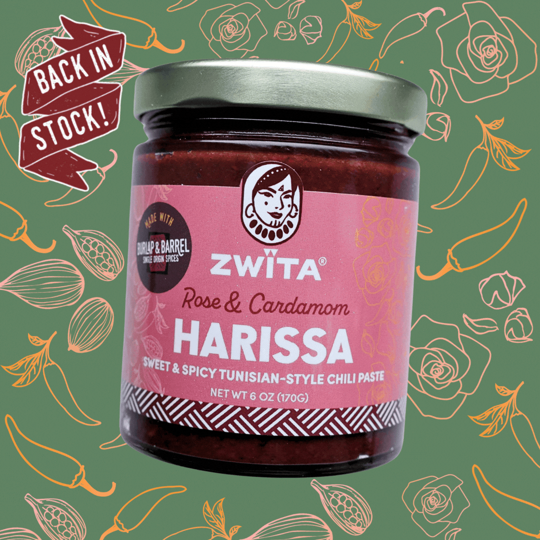 Rose & Cardamom Harissa from Zwïta and Burlap & Barrel