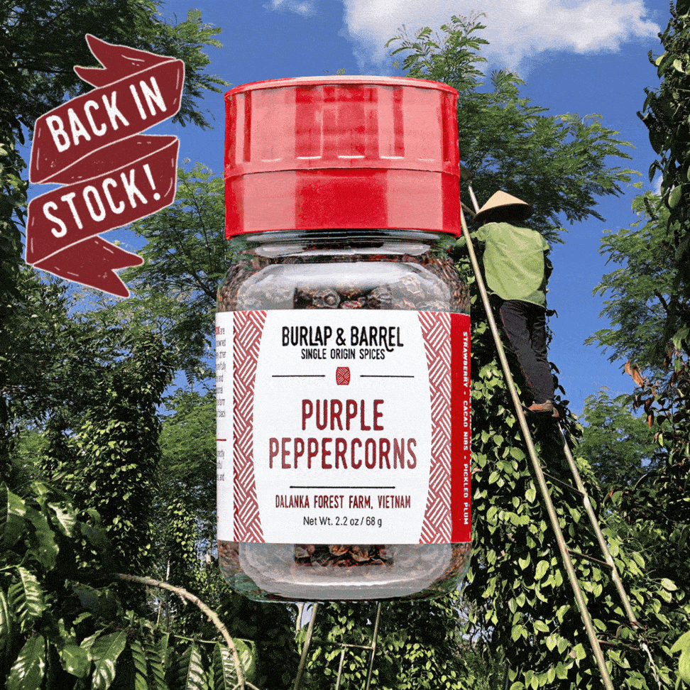 Vietnamese Purple Peppercorns from Burlap & Barrel