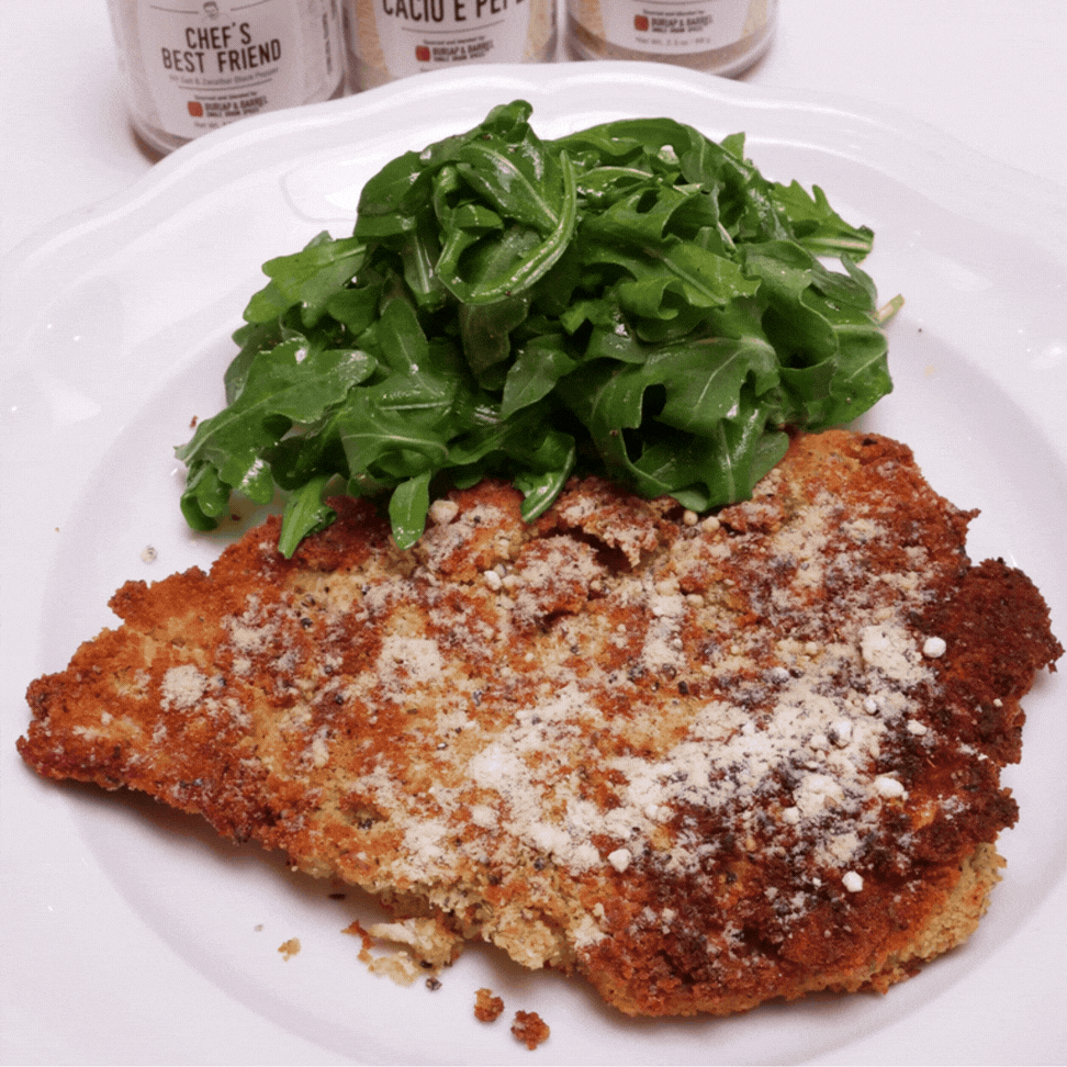 Marc Murphy's Cacio e Pepe Chicken Milanese  from Burlap & Barrel