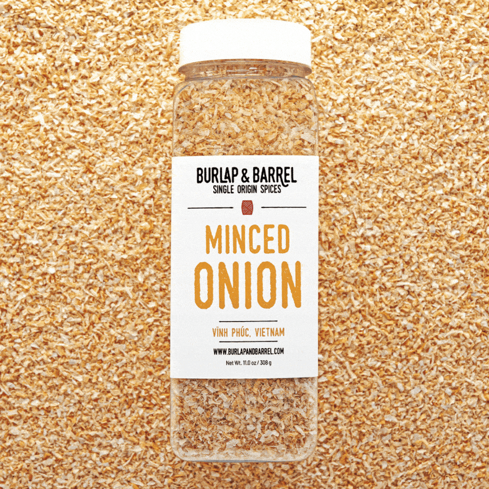 Minced Onion Big Container from Burlap & Barrel