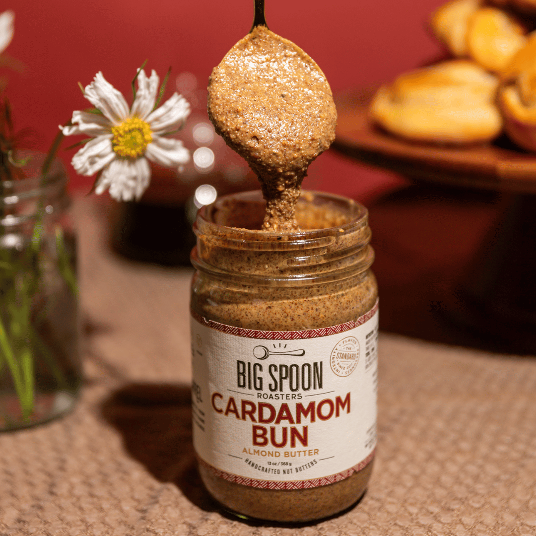 Cardamom Bun Almond Butter from Burlap & Barrel and Big Spoon Roasters
