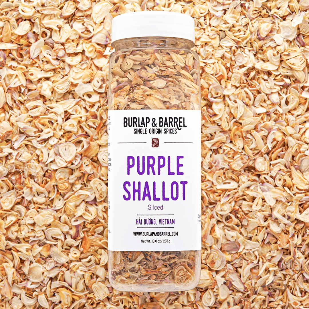 FS sized shallot slices