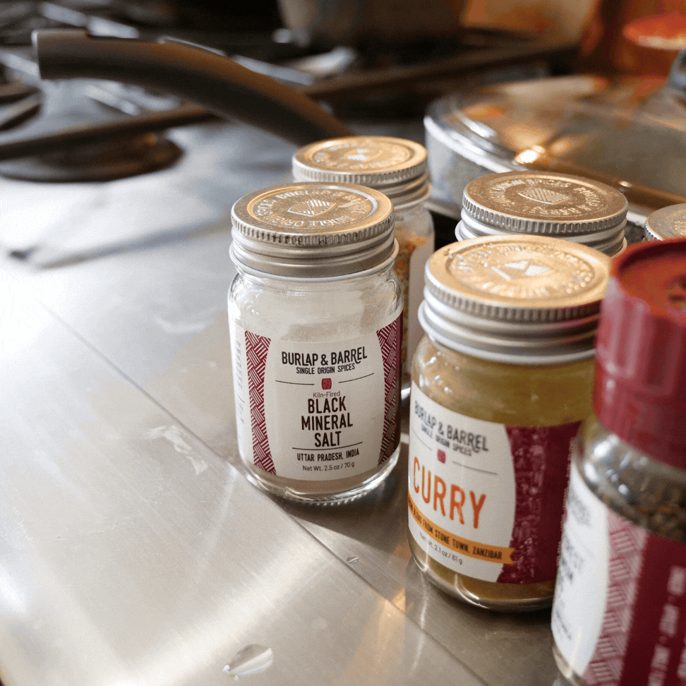 Black Mineral Salt from Burlap & Barrel