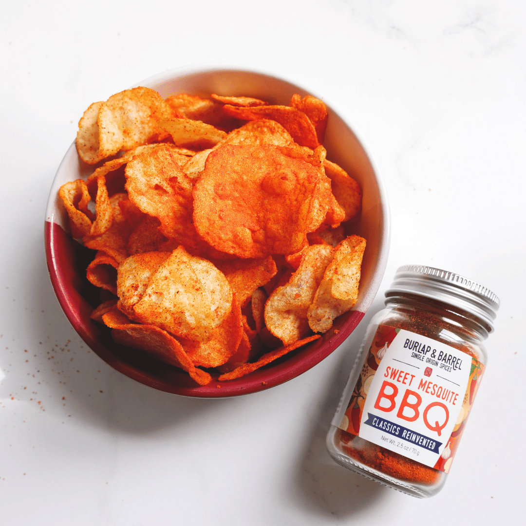 Sweet Mesquite BBQ Chips from Burlap & Barrel