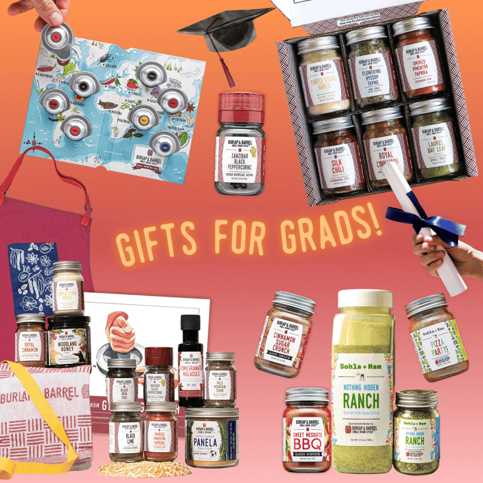Best Spice Gifts for Recent Grads from Burlap & Barrel