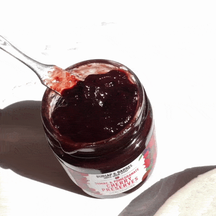 Sumac & Pomegranate Cherry Preserves from Burlap & Barrel