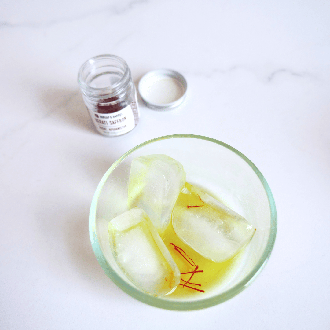 Saffron Ice infusion from Burlap & Barrel
