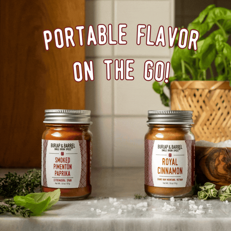 Three Spices That Are Travel-Friendly from Burlap & Barrel