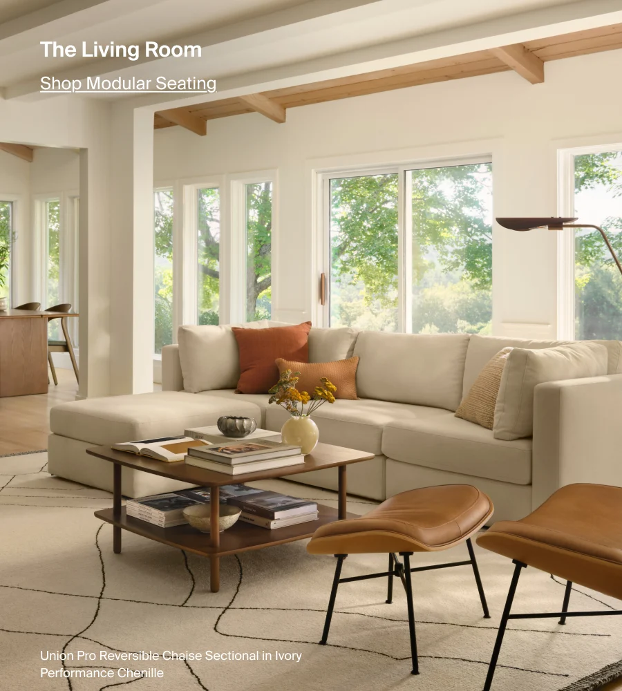 The Living Room. Shop Modular Seating.