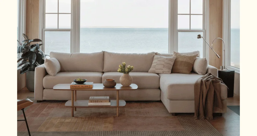 Span Sleeper Storage Sectional with Reversible Chaise