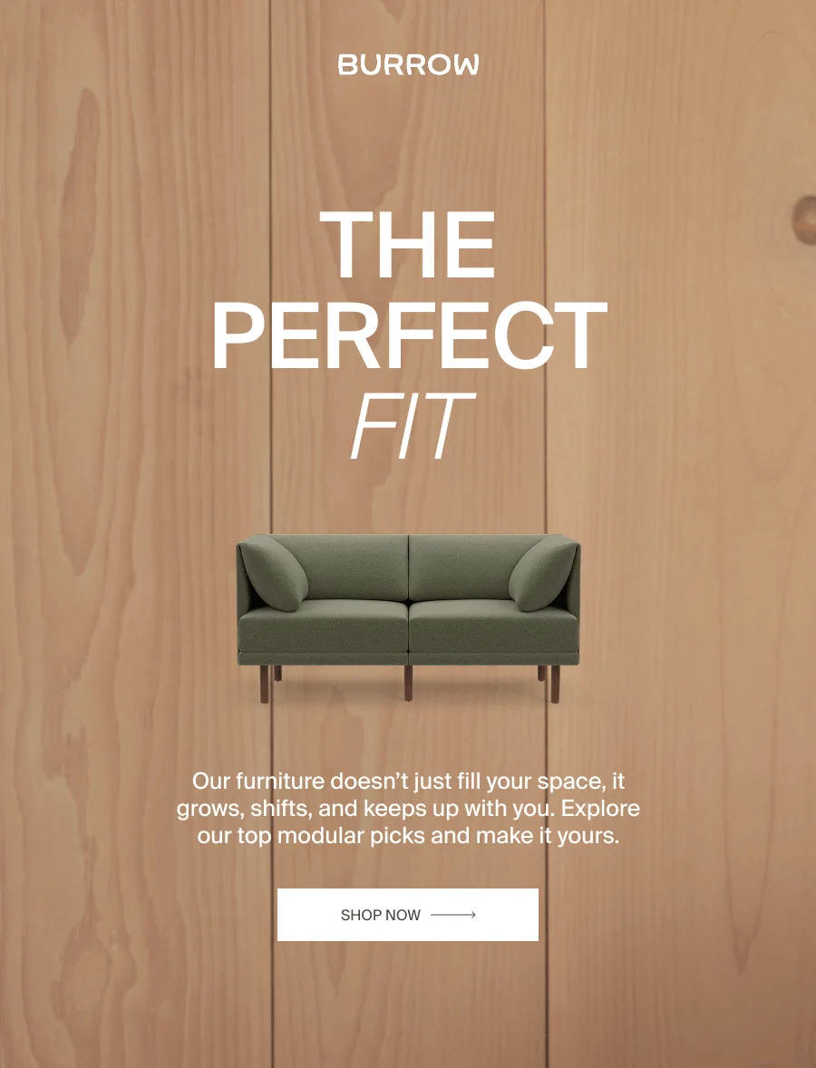 The Perfect Fit. Shop Now.