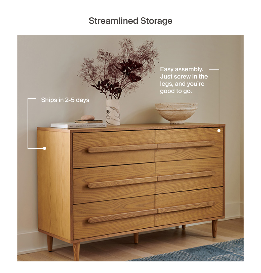 Heist 6 Drawer Dresser