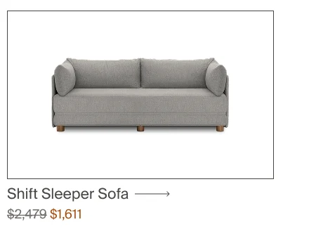 sleeper sofa