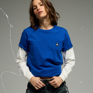 Image of the Colfax Short Sleeve T-Shirt in Jake Blue