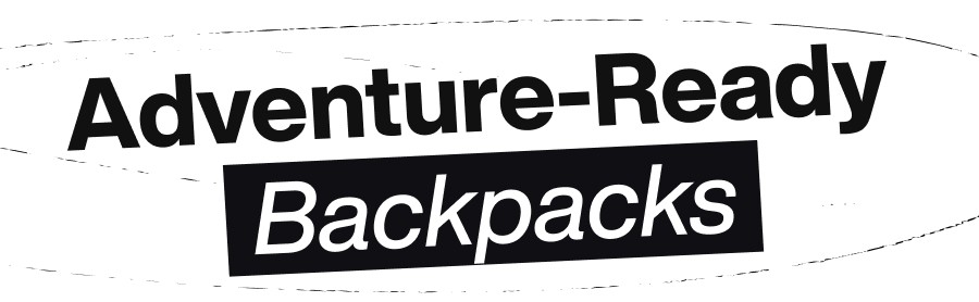 Text saying Adventure-Ready Backpacks