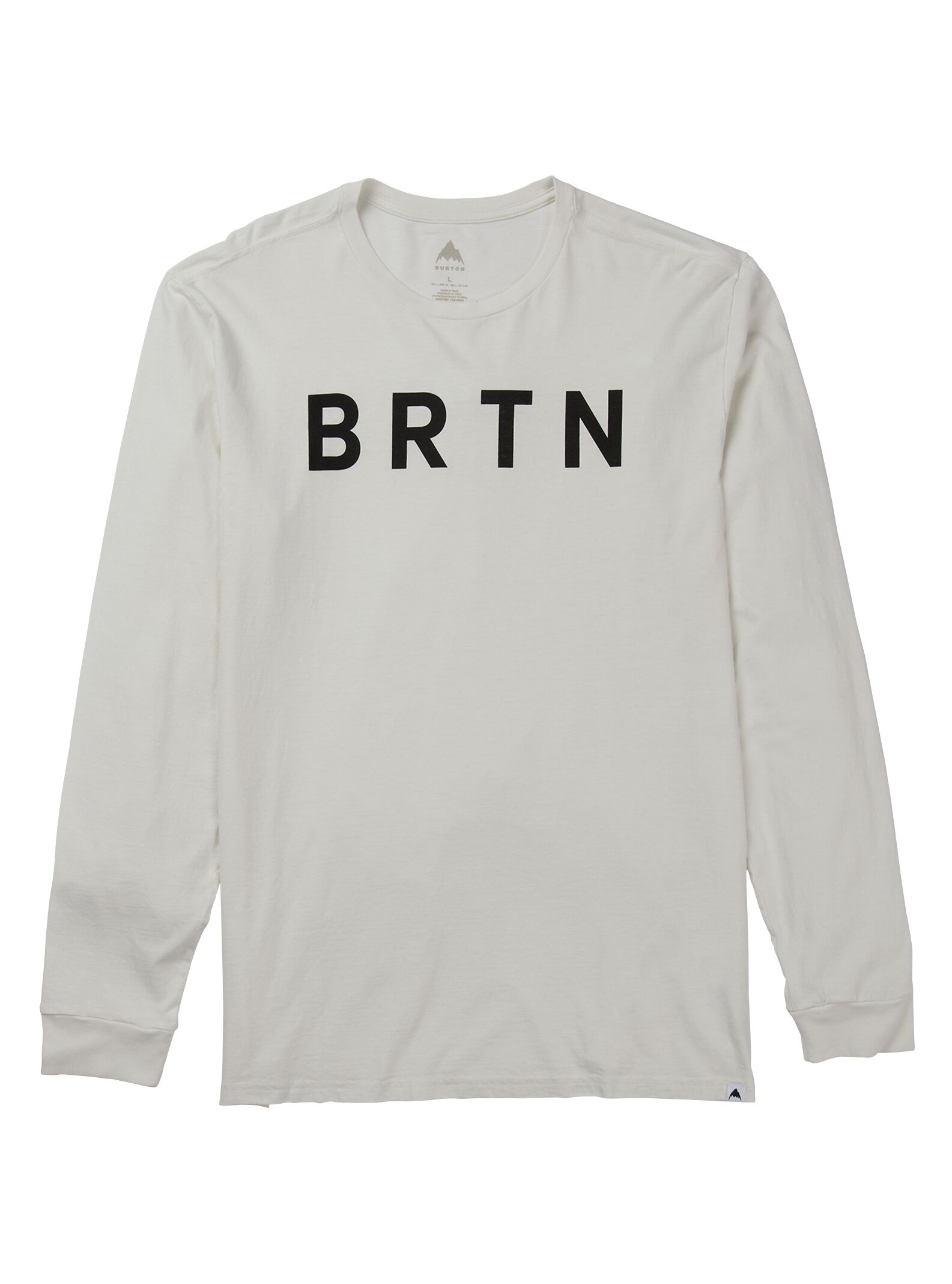The Burton BRTN Long Sleeve T-Shirt in white