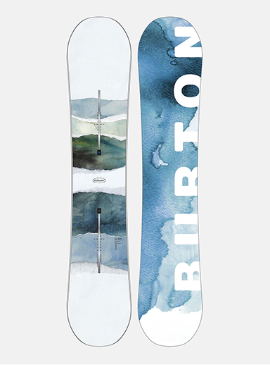 Cultivator Flat Top Snowboard - Watercolor