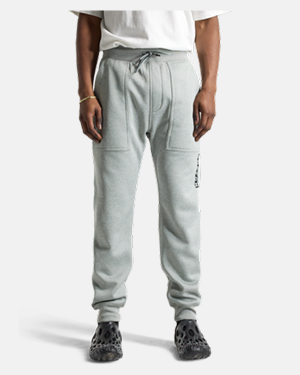 Studio shot of the Men's Burton Oak Fleece Pants in grey