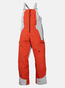 Women's Reserve GORE-TEX 2L Bib Pants in Fiest Red/Gray Cloud