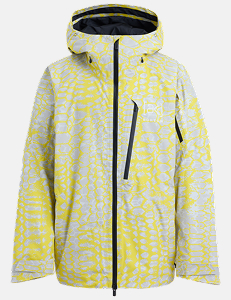 Flat-lay studio shot of the Men's Burton [ak]® Cyclic GORE‑TEX 2L Jacket in Atomic Shatter