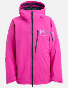 Flat-lay studio shot of the Men's Burton [ak]® Cyclic GORE‑TEX 2L Jacket in Very Berry