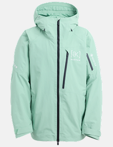 Flat-lay studio shot of the Men's Burton [ak]® Cyclic GORE‑TEX 2L Jacket in Soft Sage