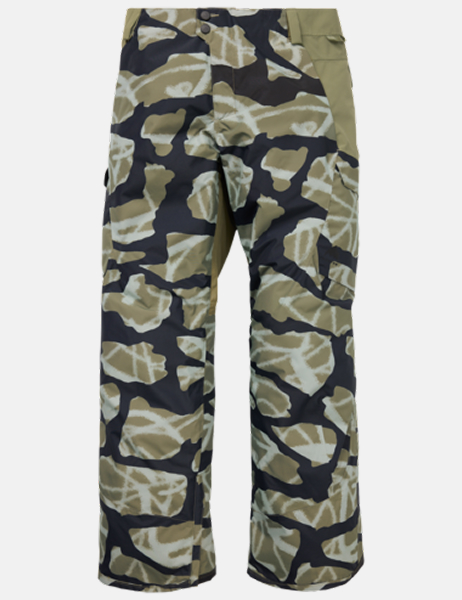 Men's Burton Reserve 2L Pants in Graffiti Camo / Forest Moss