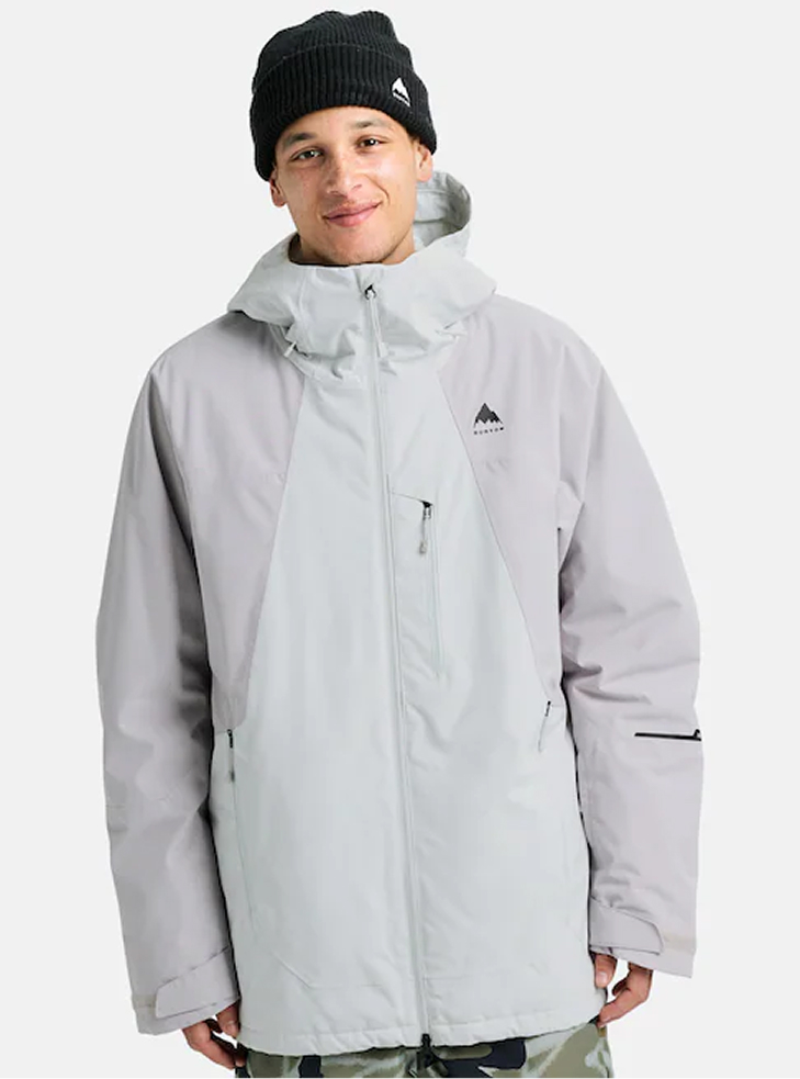 Men's Burton Reserve 2L Insulated Jacket in Gray Cloud / Washed Lavender