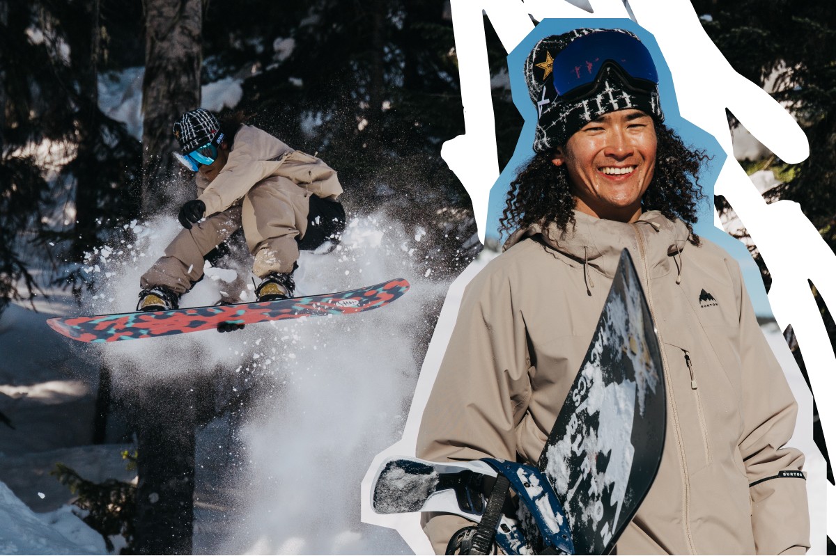 Burton Rider, Raibu Katayama wearing Burton Reserve Relaxed Fit Outerwear