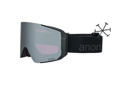 Studio shot of the Anon Sync Goggle in smoke
