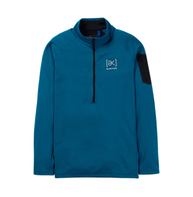 Men's Burton [ak]® Helium Grid Half-Zip Fleece