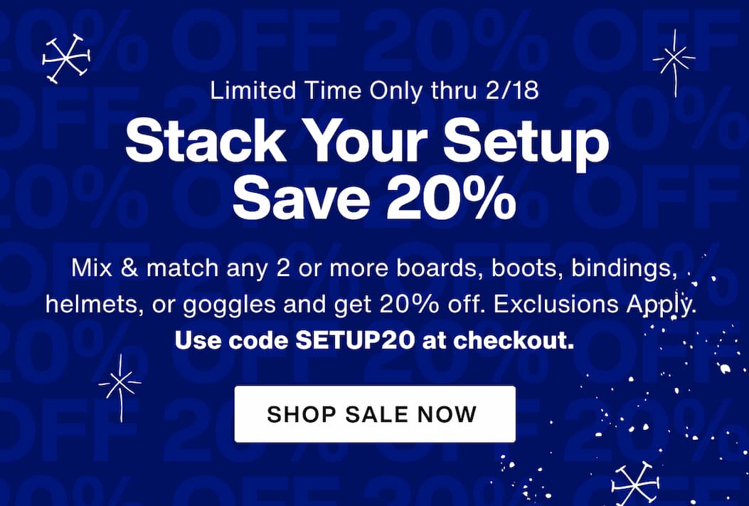 Stack Your Setup, Save 20%
