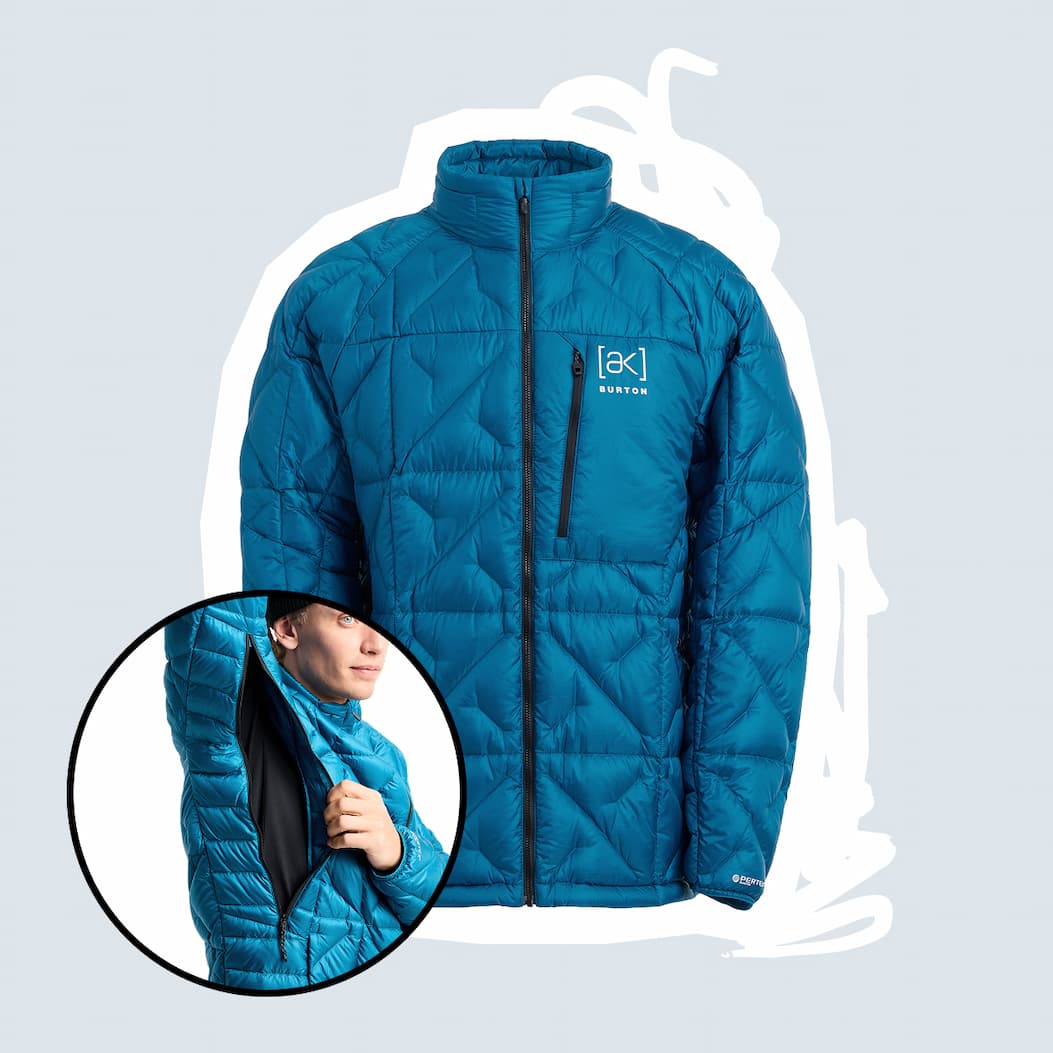 Men's Burton [ak]® Baker Down Jacket in Blue Teal
