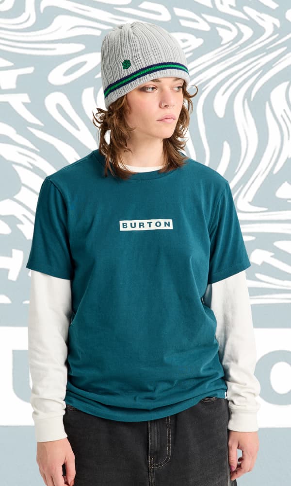 Burton Dejaview Short Sleeve T-Shirt in teal