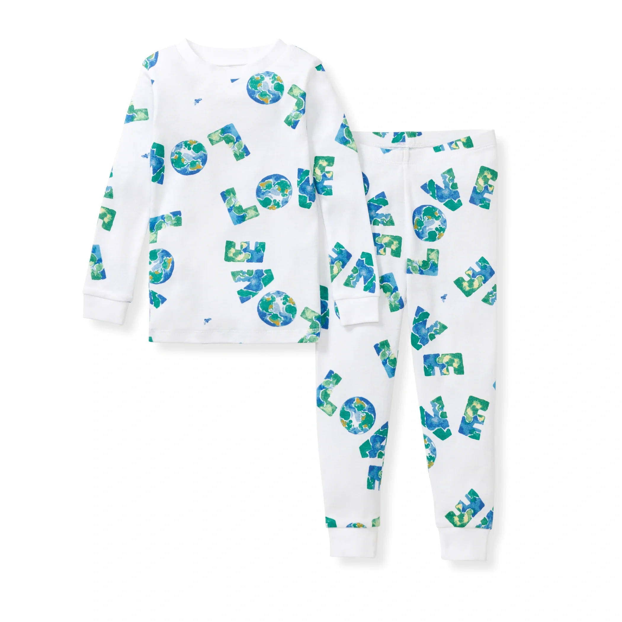 Image of Earth Love Organic Cotton Two-Piece Pajamas