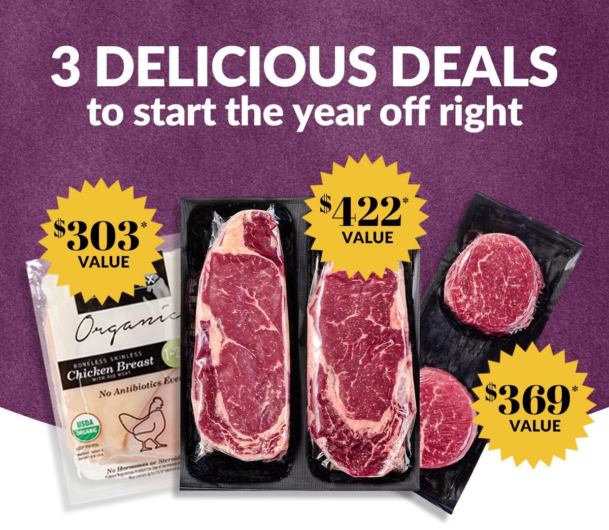 3 delicious deals to start the year off right. 
