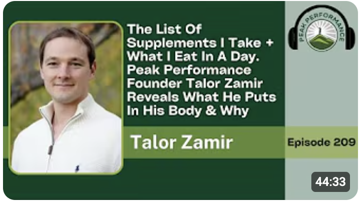 Episode 209 Talor Zamir