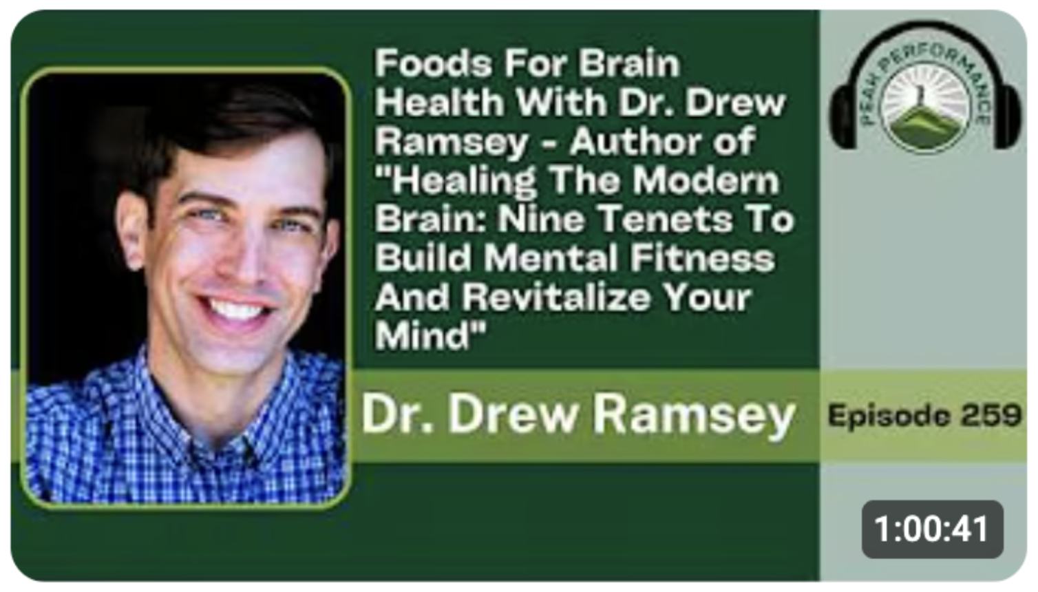 Dr. Drew Ramsey
