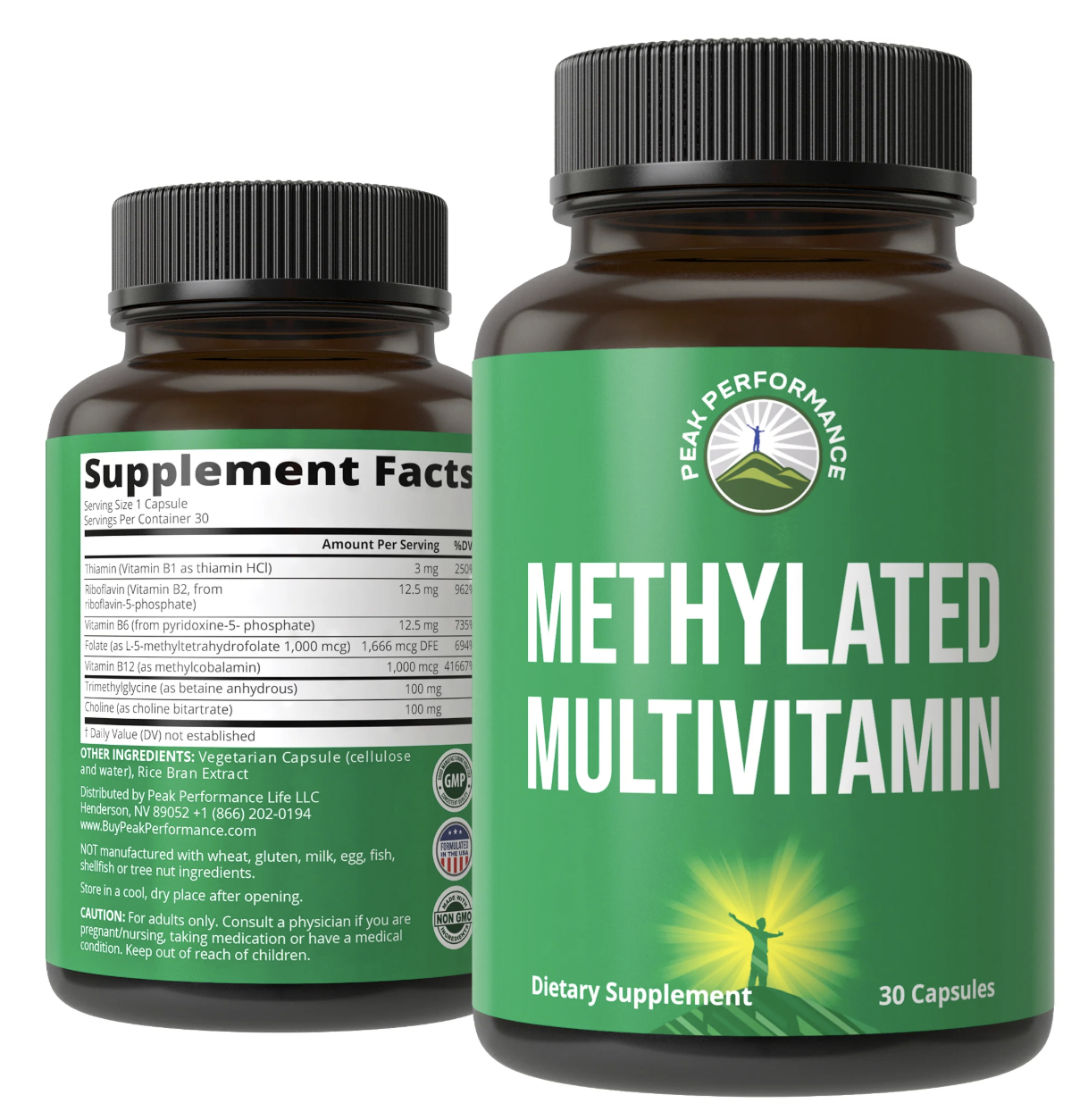 Peak Performance Methylated Multivitamin