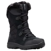 Columbia Ice Maiden II Waterproof Insulated Winter Boots for Ladies - Black/Grey - 6M