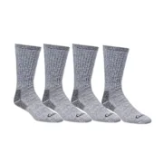 Cabela's Medium-Weight Wool Boot Socks for Men 4-Pair Pack - Gray - L