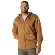 Carhartt Rain Defender Loose-Fit Heavyweight Full-Zip Hoodie - Carhartt Brown - L