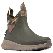 Columbia PFG Dry Tortugas Deck Boots for Men - Deep Olive/Cedar - 8.5M