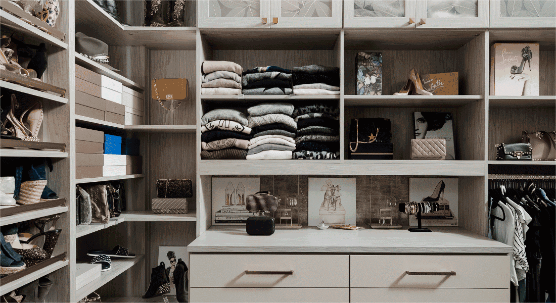Animated Photo of storage with lighting accents