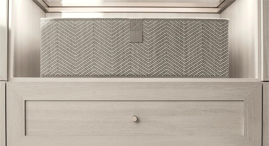 Closeup photo of drawer fronts