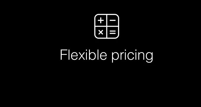 Flexible pricing