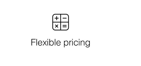 Flexible pricing
