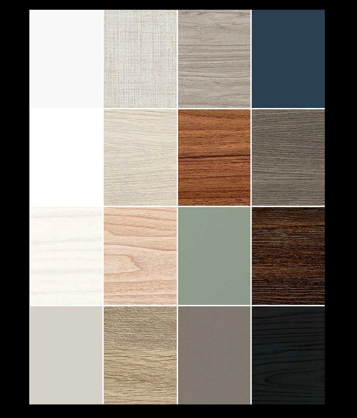 Graphic with 16 swatches