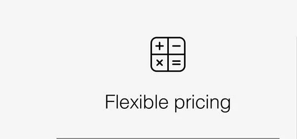 Flexible pricing