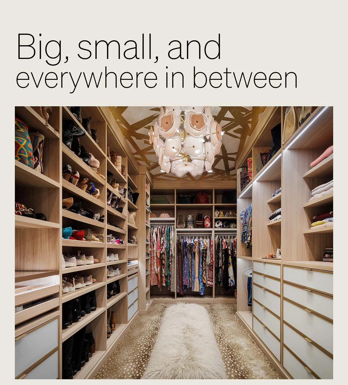 Big, small, and everywhere in between
